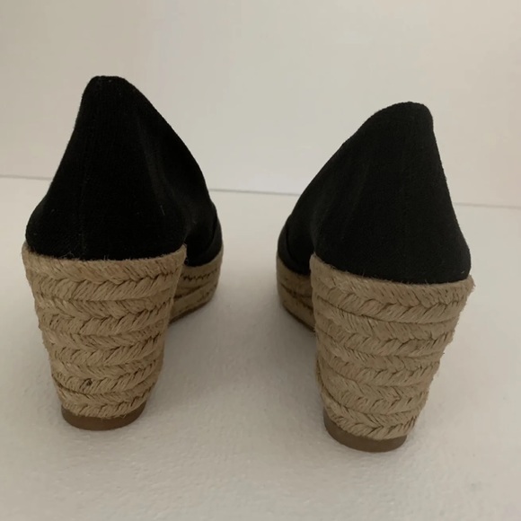 - Tory Burch Filipa Espadrilles Canvas Peep Toe Sandals MINT CONDITION - Picture 6 of 8